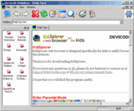 KidSplorer Web Browser screenshot